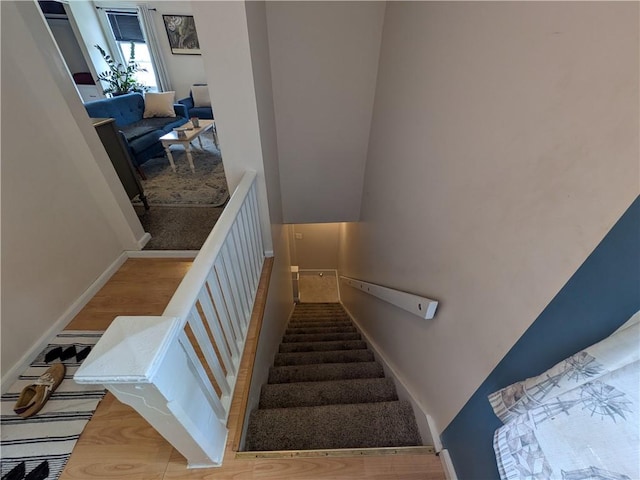 21 Charlotte Ave, Bradford City, PA 16701 - stairs featuring baseboards