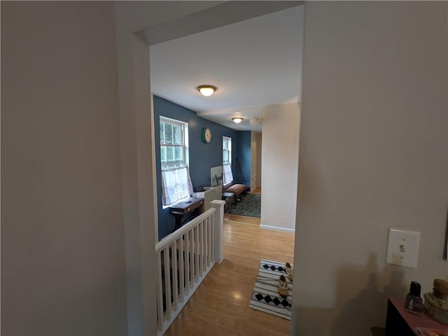 21 Charlotte Ave, Bradford City, PA 16701 - hallway featuring wood finished floors and baseboards