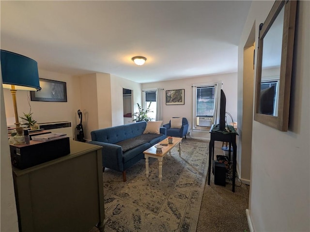 21 Charlotte Ave, Bradford City, PA 16701 - living room with carpet and baseboards