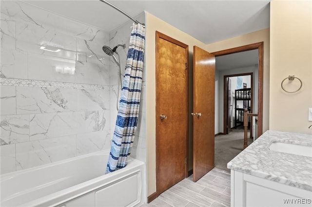5103 Eastbrooke Pl, Clarence, NY 14221 - full bath with shower / bathtub combination with curtain and vanity