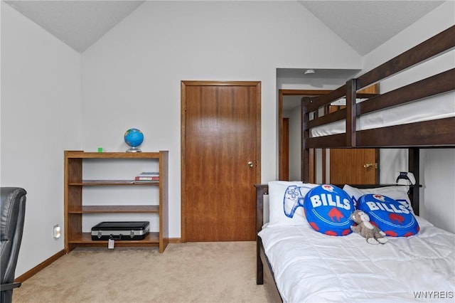 5103 Eastbrooke Pl, Clarence, NY 14221 - bedroom with lofted ceiling and carpet flooring
