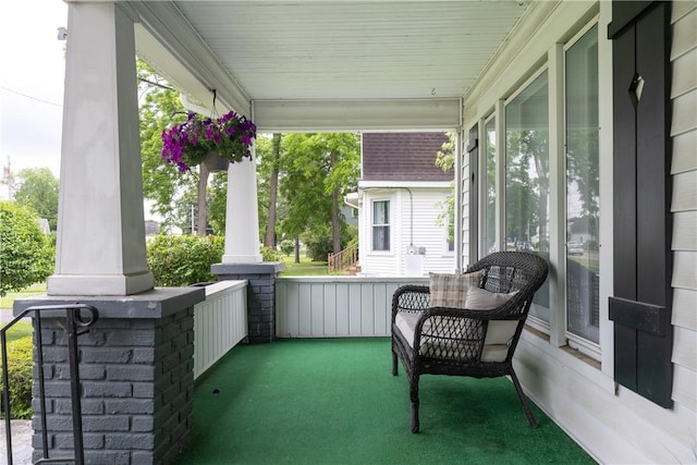 109 Oakwood Ave, Elmira, NY 14903 - view of covered porch
