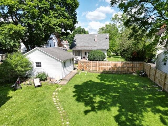 109 Oakwood Ave, Elmira, NY 14903 - view of fenced backyard