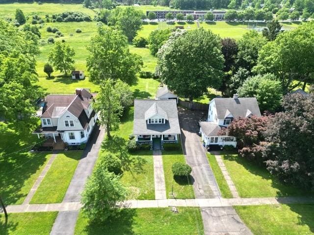 109 Oakwood Ave, Elmira, NY 14903 - view from above of property featuring a tree filled landscape