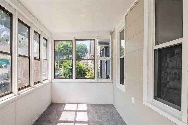 69 Diem St, Rochester, NY 14620 - unfurnished sunroom with carpet flooring