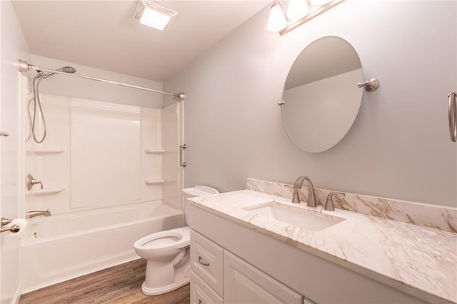 10 Chesfield Lookout, Perinton, NY 14450 - bathroom with vanity, wood finished floors, and bathing tub / shower combination