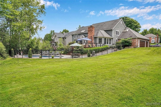 135 Fox Meadow Ln, Orchard Park, NY 14127 - back of property