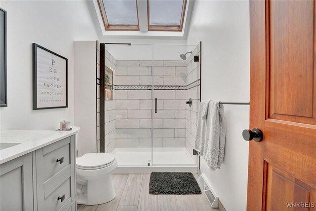 135 Fox Meadow Ln, Orchard Park, NY 14127 - bathroom featuring a stall shower and vanity