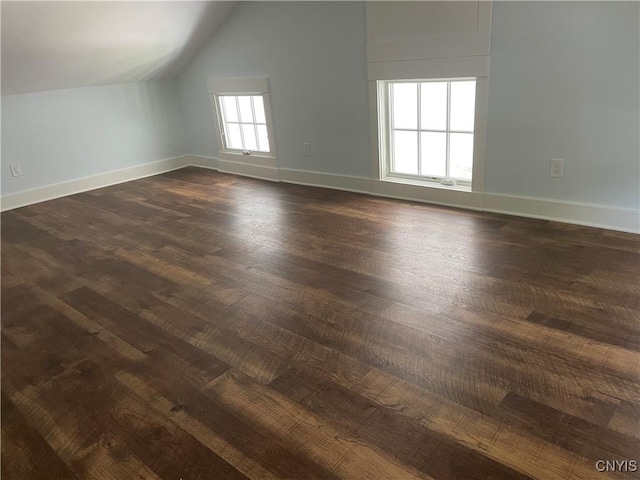 203 E Genesee St, Manlius, NY 13066 - bonus room with lofted ceiling and dark wood-type flooring