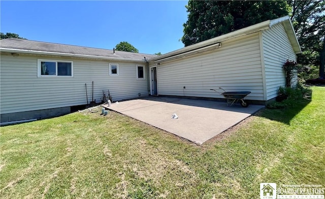 3194 Cranberry Rd, Allegany, NY 14760 - rear view of house featuring a patio area and a yard
