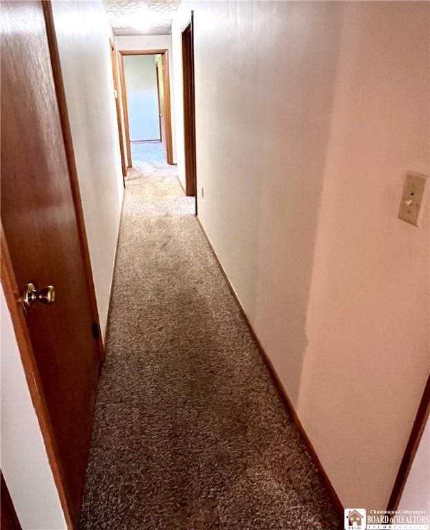 3194 Cranberry Rd, Allegany, NY 14760 - hallway featuring light carpet