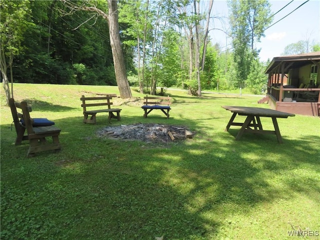8211 Elmwood Dr, Rushford, NY 14717 - surrounding community featuring a lawn