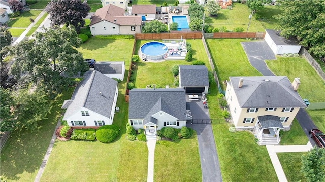 167 Cheltenham Rd, Rochester, NY 14612 - aerial view of residential area with a pool
