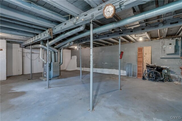 12324 US Route 11, Adams, NY 13606 - below grade area with electric panel and heating unit