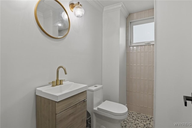 42 Frontenac Ave, Buffalo, NY 14216 - full bath featuring crown molding and vanity
