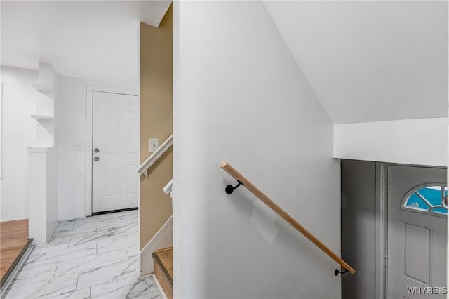 18 Wade Ave, Buffalo, NY 14214 - stairway featuring marble finish flooring