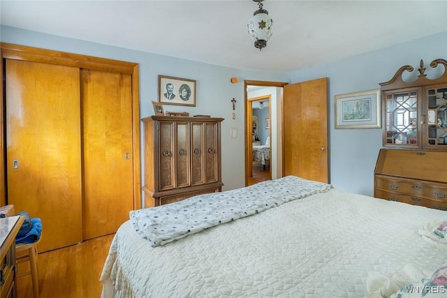 174 Homewood Ave, Tonawanda, NY 14217 - bedroom featuring wood finished floors and a closet