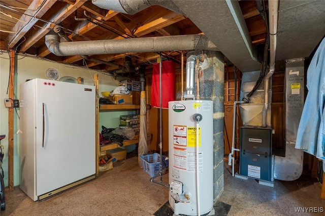 174 Homewood Ave, Tonawanda, NY 14217 - utility room with gas water heater and heating unit