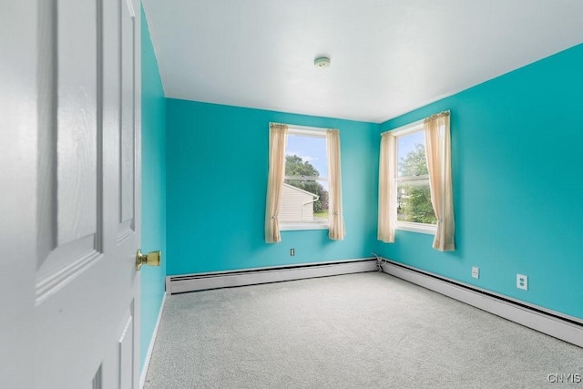 7772 New Hope W, Clay, NY 13090 - carpeted spare room with a baseboard heating unit