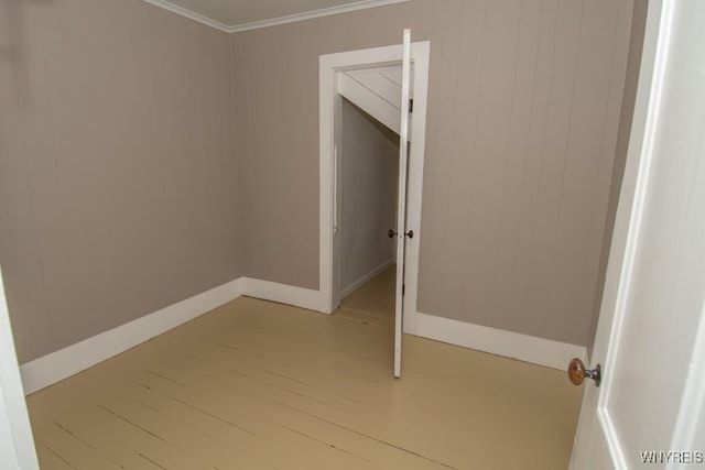 45 S Academy St, Middlebury, NY 14591 - spare room with light wood-style floors and crown molding
