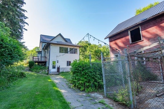 45 S Academy St, Middlebury, NY 14591 - view of side of home with a metal roof
