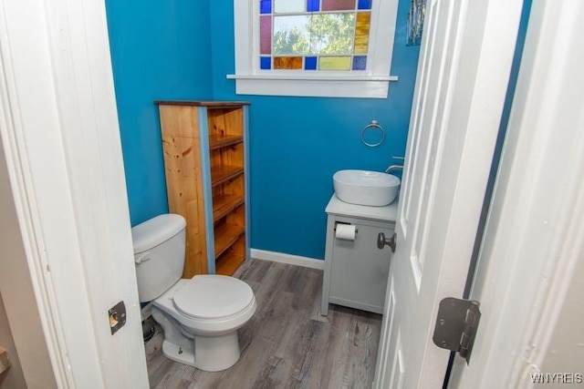 45 S Academy St, Middlebury, NY 14591 - bathroom featuring wood finished floors and vanity