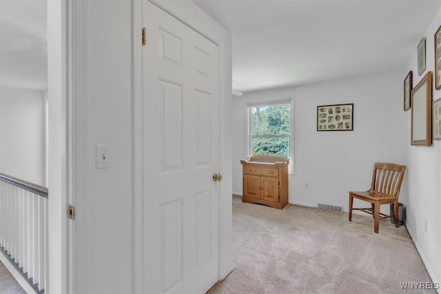 34 Northfield Pl, Amherst, NY 14226 - hallway featuring light carpet and baseboards