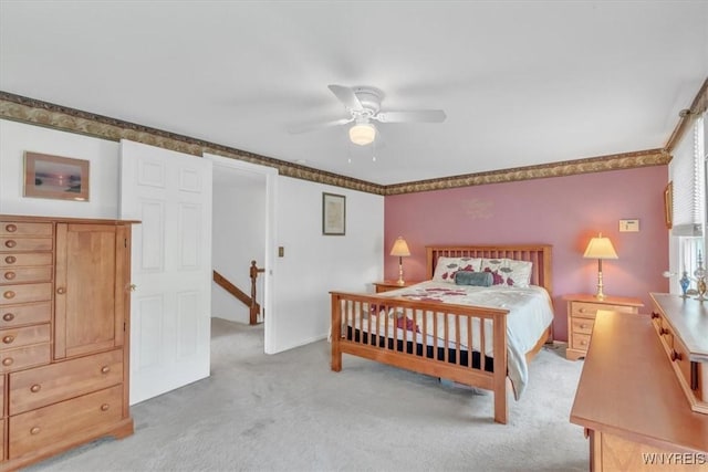 34 Northfield Pl, Amherst, NY 14226 - bedroom featuring light carpet and a ceiling fan