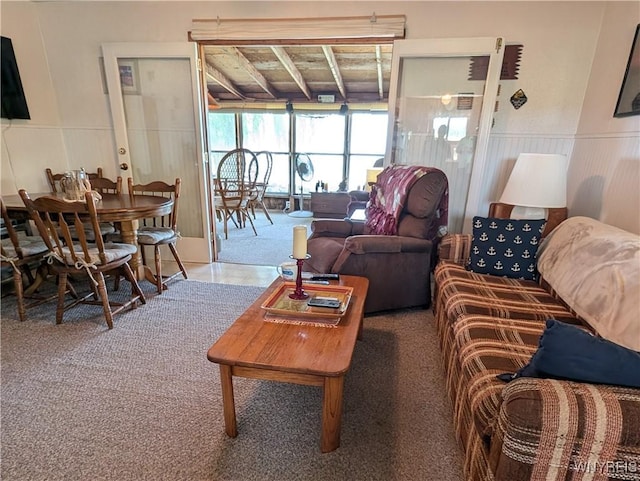 10337 Chaffee Ln, Yates, NY 14098 - living area with wainscoting