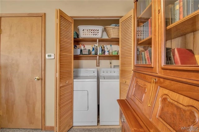 8515 Rte 243, Rushford, NY 14777 - washroom with washing machine and dryer