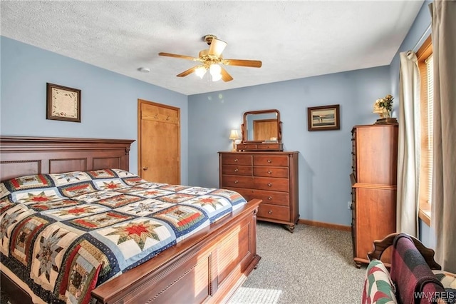 8515 Rte 243, Rushford, NY 14777 - bedroom featuring light carpet and a ceiling fan
