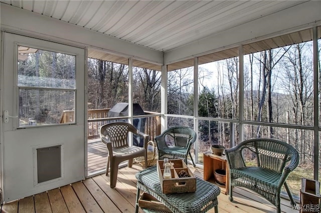 8515 Rte 243, Rushford, NY 14777 - view of sunroom