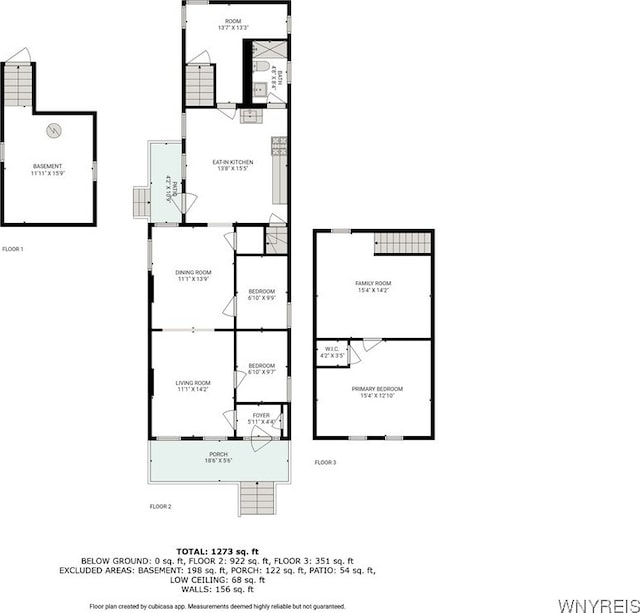 152 Mulberry St, Buffalo, NY 14204 - view of property floor plan
