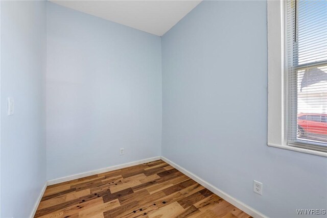 152 Mulberry St, Buffalo, NY 14204 - empty room featuring baseboards and wood finished floors