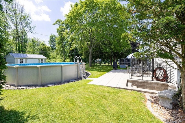 97 Saint Andrews Dr, Greece, NY 14626 - view of grassy yard featuring an outdoor pool