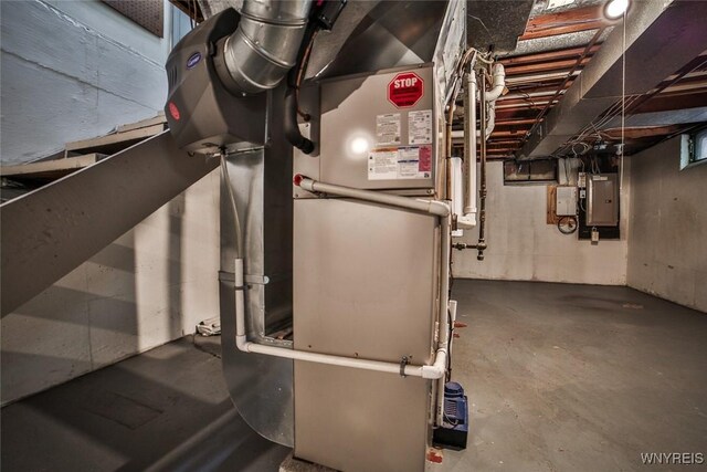 218 Hamilton Dr, Amherst, NY 14226 - utility room featuring electric panel