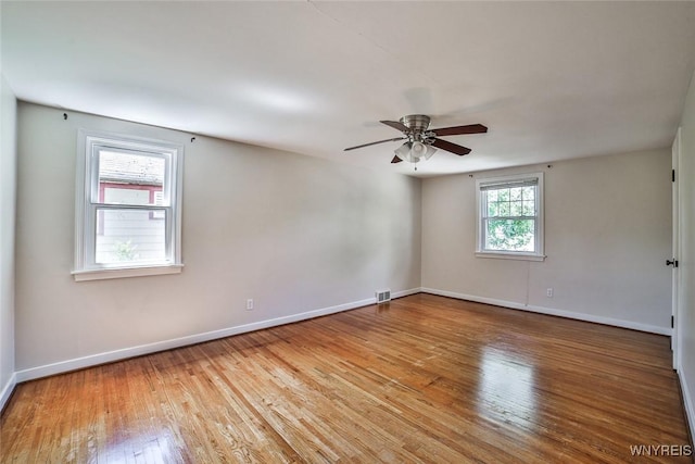 218 Hamilton Dr, Amherst, NY 14226 - spare room with light wood-type flooring and ceiling fan