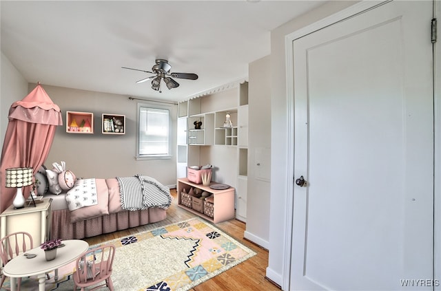 218 Hamilton Dr, Amherst, NY 14226 - bedroom featuring wood finished floors and ceiling fan