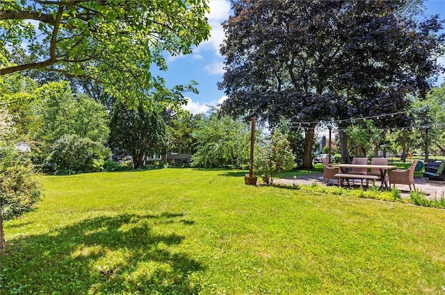 15 Baycrest Dr, Irondequoit, NY 14622 - view of grassy yard with a patio