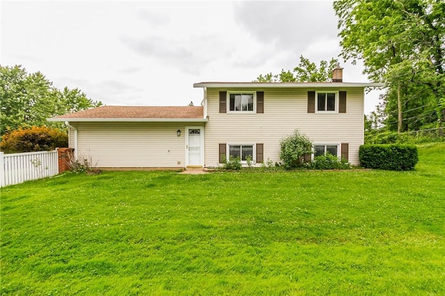 45 Barnfield Rd, Henrietta, NY 14534 - back of house featuring a chimney