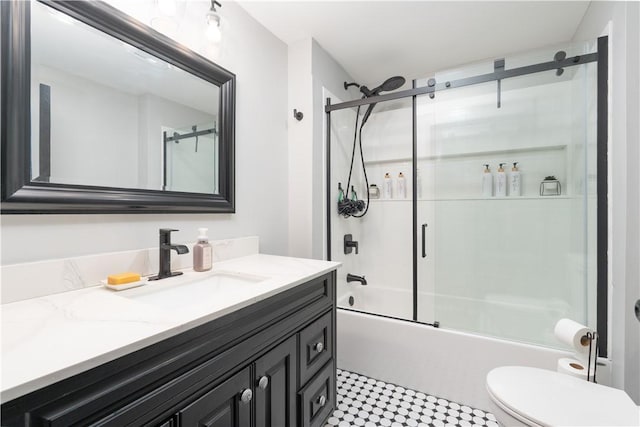 70 E Main St, Avon, NY 14414 - bathroom with vanity and enclosed tub / shower combo