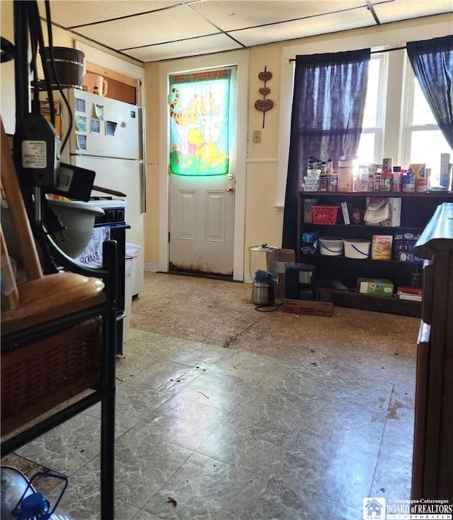 296 Falconer St, Jamestown, NY 14701 - foyer featuring a paneled ceiling