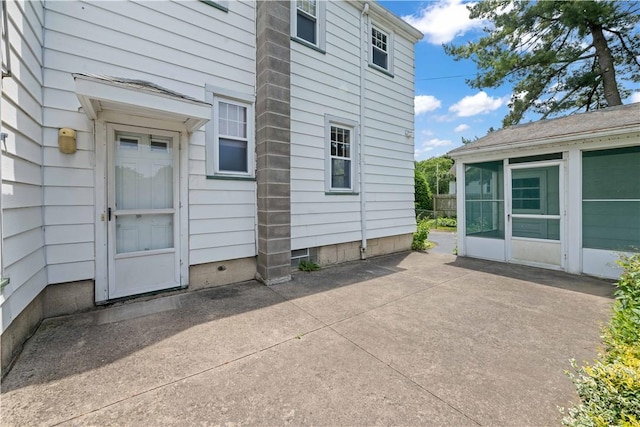 334 Woodcrest Rd, Greece, NY 14616 - doorway to property with a patio