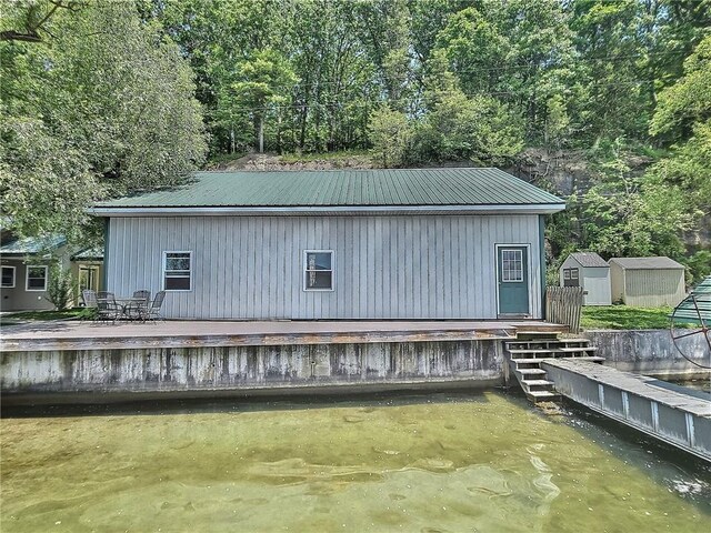 641 Fire Ln Unit 5, Genoa, NY 13081 - dock with a deck