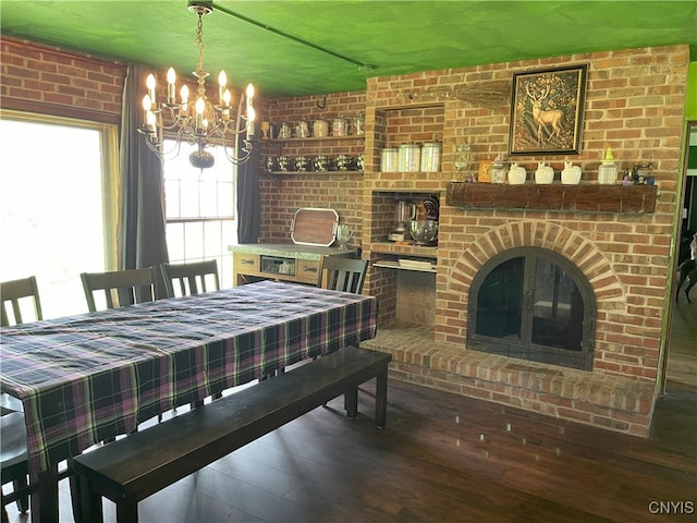 11159 State Route 34, Cato, NY 13033 - dining space with a chandelier and wood finished floors