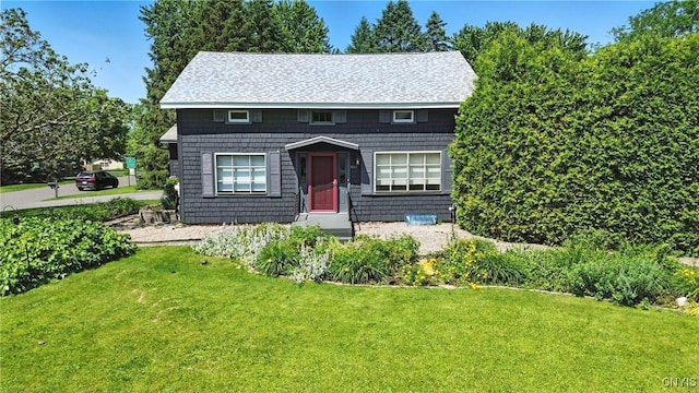 4853 Enders Rd, Manlius, NY 13104 - view of front of home featuring a front lawn and roof with shingles