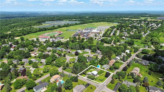 4853 Enders Rd, Manlius, NY 13104 - view of property location with property parcel outlined and a large body of water