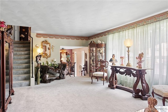 7438 Thunderbird Rd, Clay, NY 13088 - living area featuring carpet