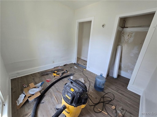 273 Purdy St, Buffalo, NY 14208 - unfurnished bedroom featuring wood finished floors and baseboards