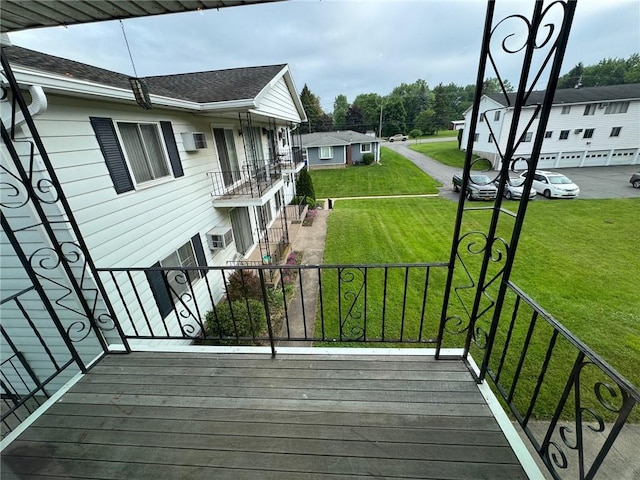 6084/4 Brockport Spencerport Rd Unit 4, Sweden, NY 14420 - deck with a yard